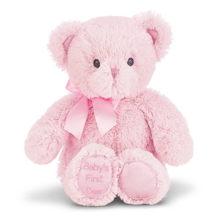 Baby's First Bear pink stuffed animal