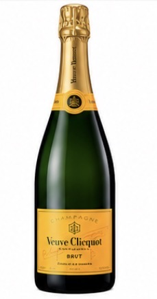Veuve Clicquot Yellow Label Brut Champagne bottle