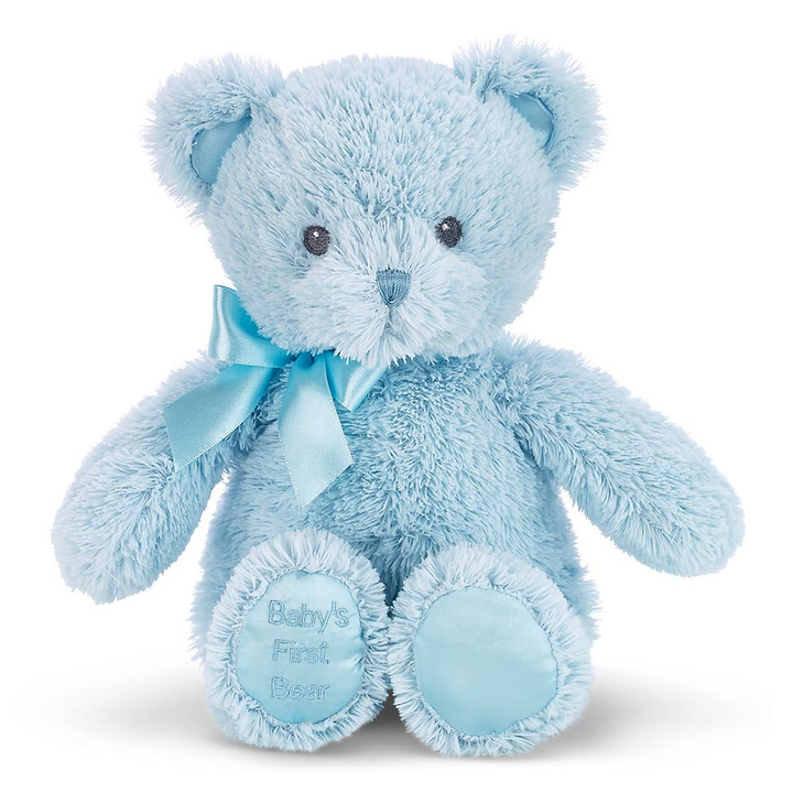 Baby's First Bear blue stuffed animal