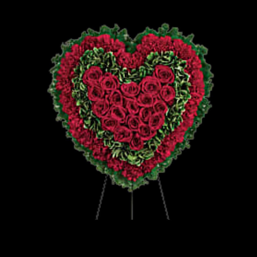 Majestic Heart Oakland Park Florist Flower Delivery By 2 Lips Floral Design 