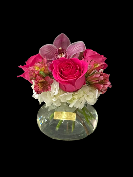 Hot Pink Joy Oakland Park Florist Flower Delivery By 2 Lips Floral Design 